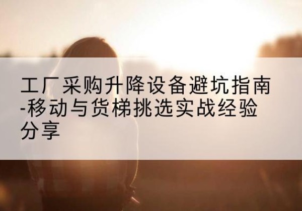 泰顺移动式升降机怎么选-工厂采购升降设备避坑指南-移动与货梯挑选实战经验分享